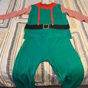Men's L Christmas Elf pajamas